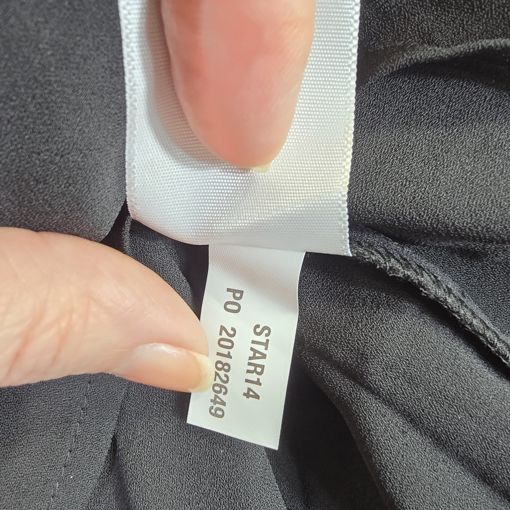 Source Unknown Glittering Black and Silver Mini S… - image 9